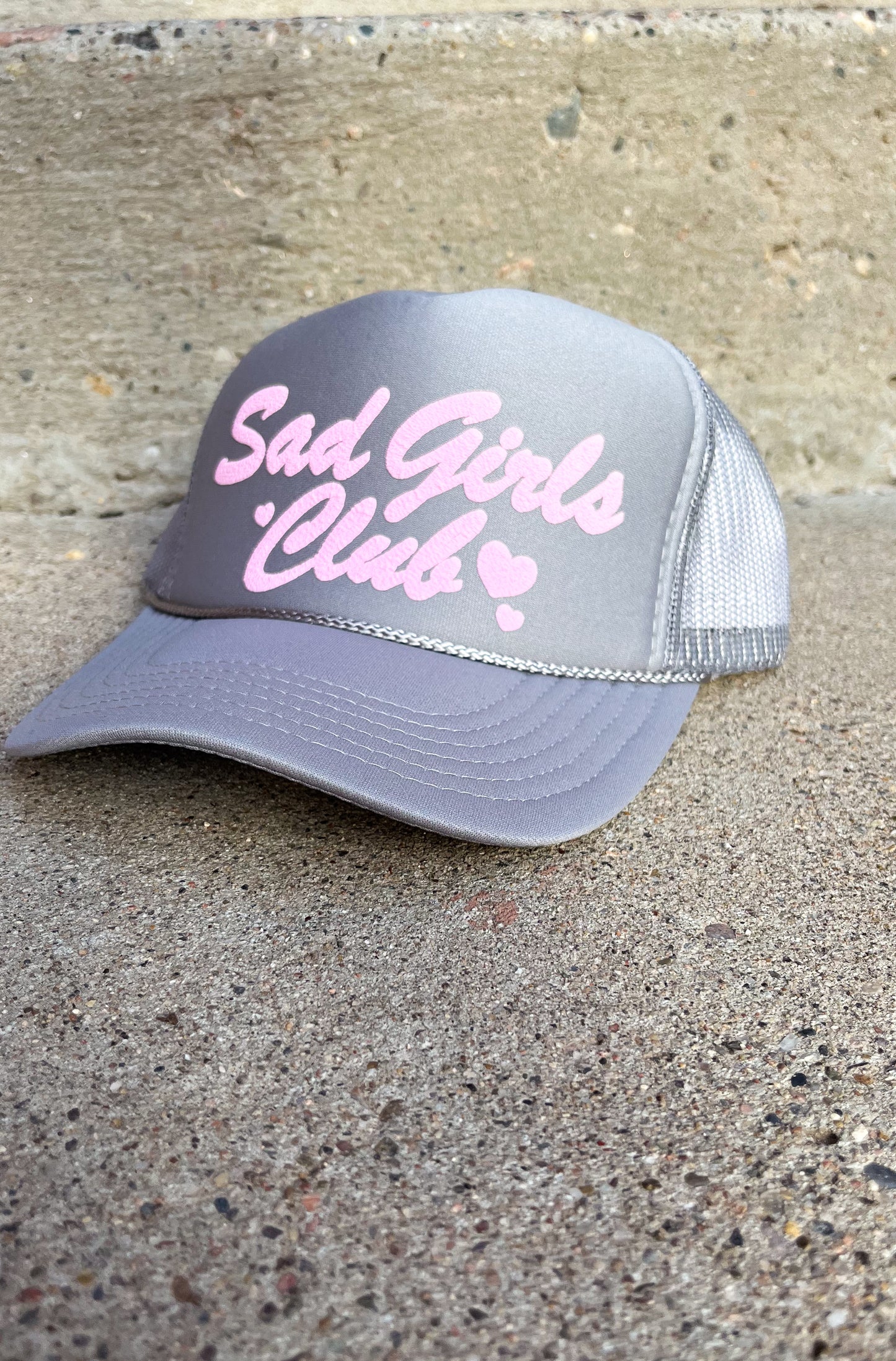 Sad Girls Club Silver Trucker