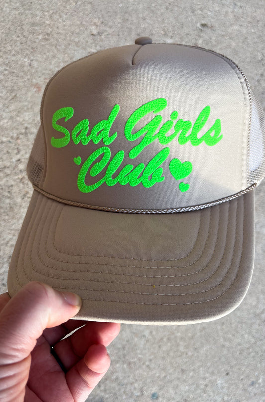 Sad Girls Club tan Trucker