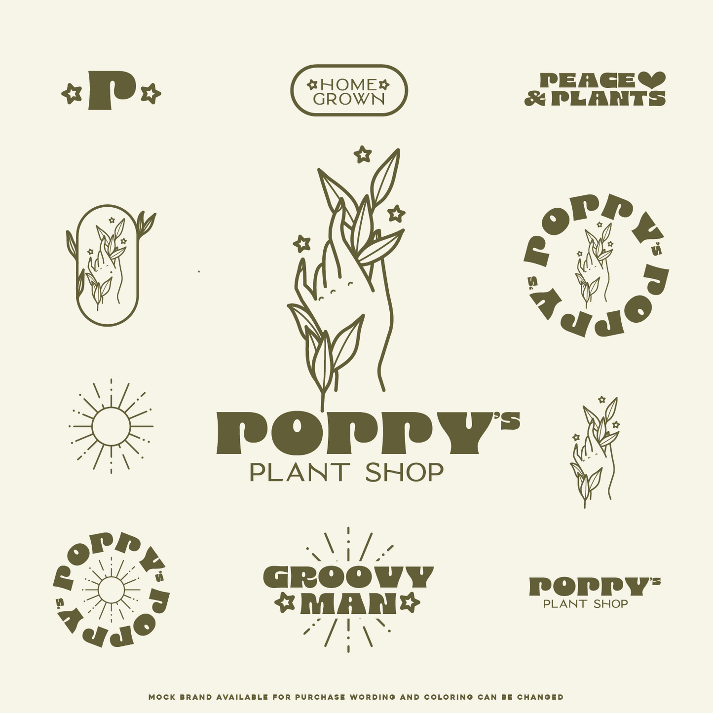 Design set- Mock brand *Poppy's Plants*