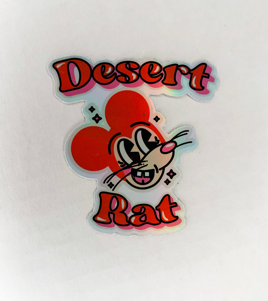 Desert Rat sticker