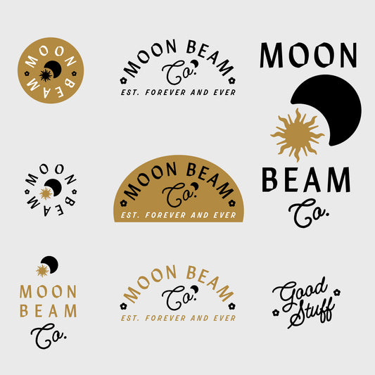Design set- Mock brand *Moon Beam*
