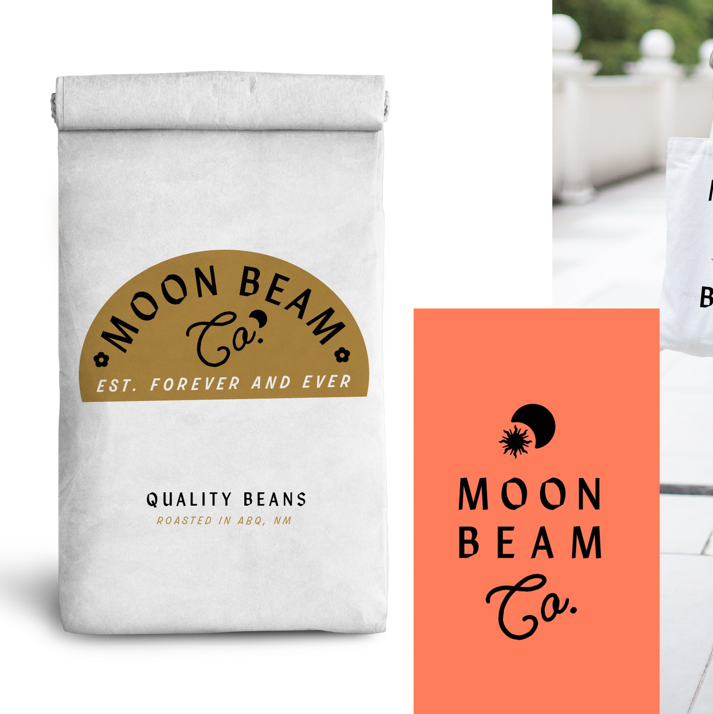 Design set- Mock brand *Moon Beam*
